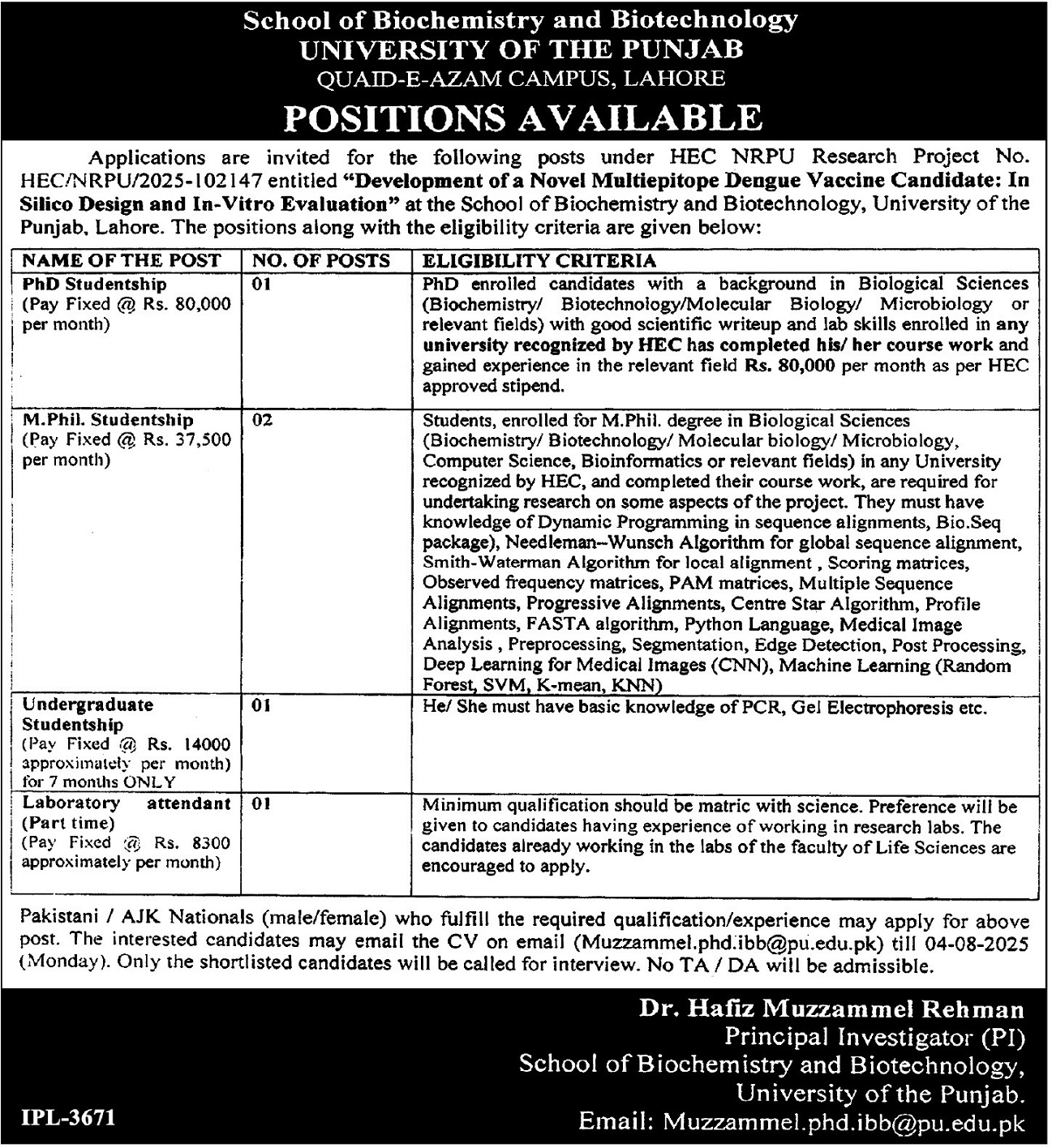 University of the Punjab UOP