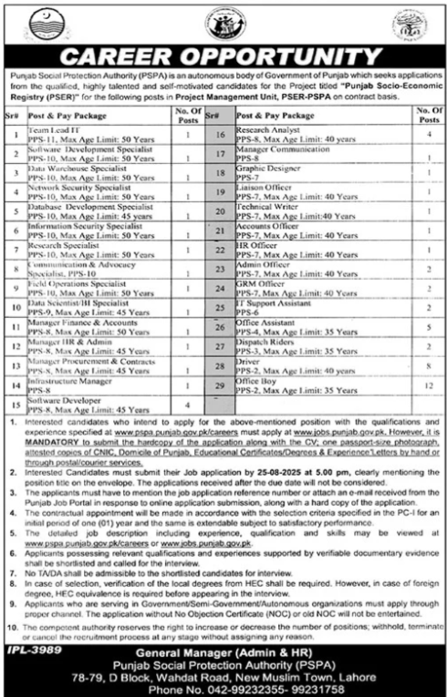 Punjab Social Protection Authority
